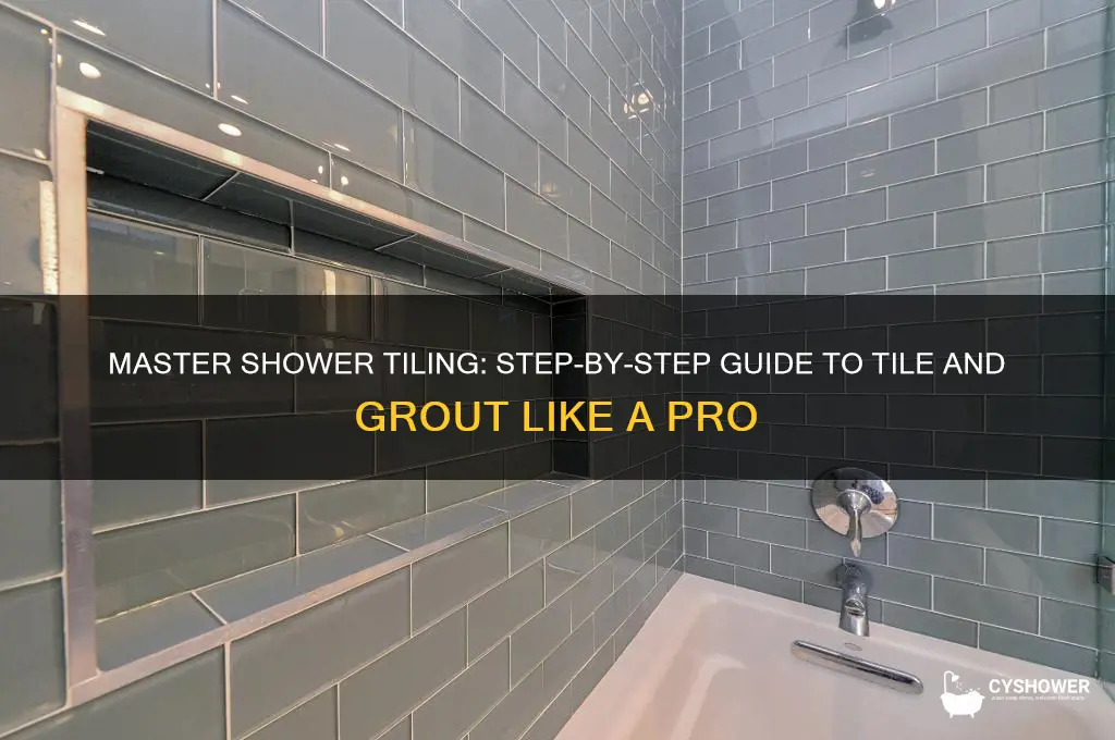 how to tile and grout a shower