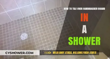 Tiling Over Hardibacker Board in Showers: A Step-by-Step Guide
