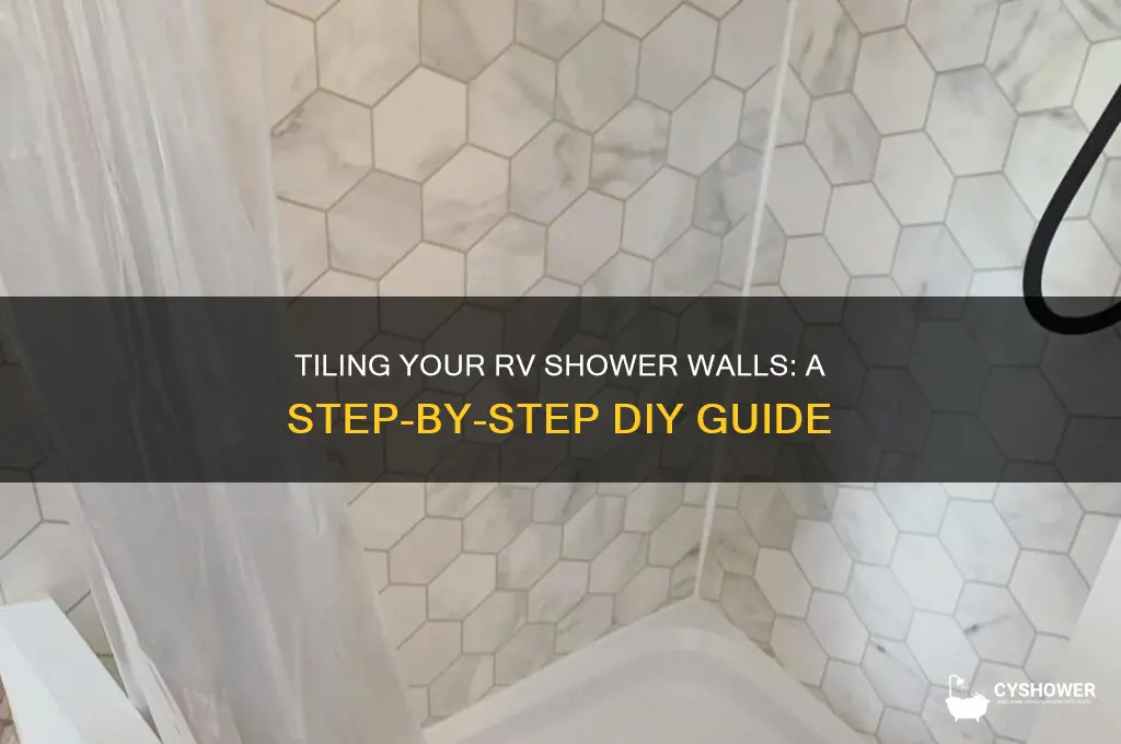 how to tile rv shower walls