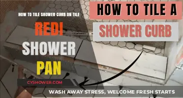 Tiling a Shower Curb on a Tile Redi Pan: Step-by-Step Guide
