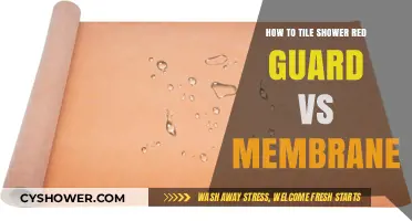 Red Guard vs. Membrane: Which Shower Tiling Method is Best?
