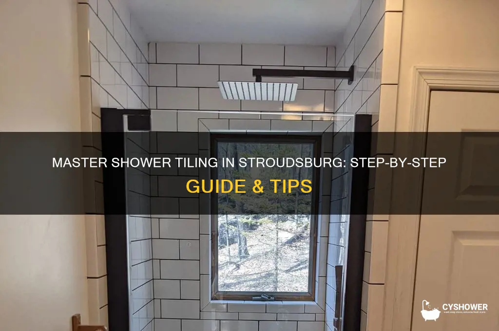 how to tile shower stroudsburg