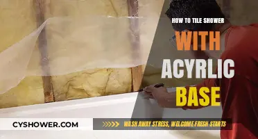 Tiling Your Shower with an Acrylic Base: A Step-by-Step Guide