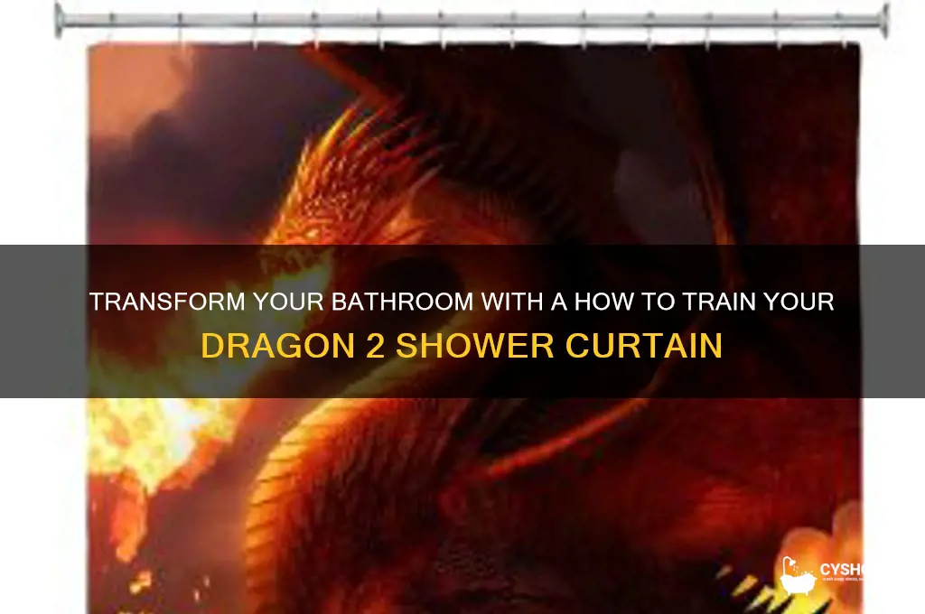 how to train your dragon 2 shower curtain
