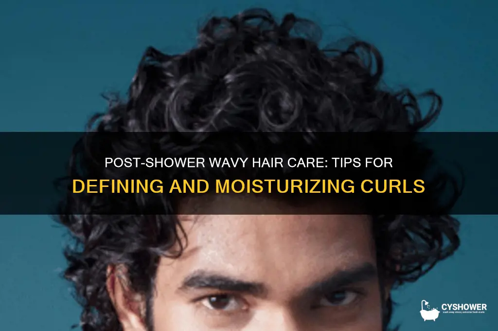 how to treat wavy hair after a shower