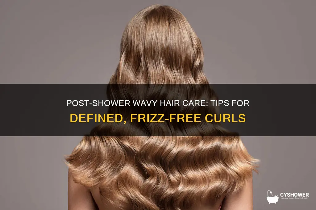 how to treat wavy hair after shower
