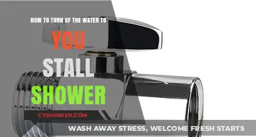 Quick Guide: Turning Off Water Supply to Your Stall Shower