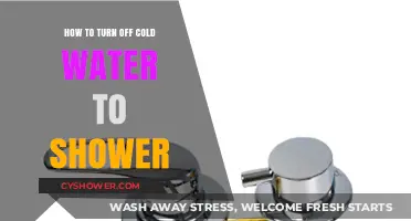 Quick Guide: Turning Off Cold Water Supply to Your Shower