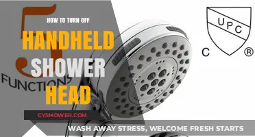 Easy Steps to Turn Off Your Handheld Shower Head Quickly