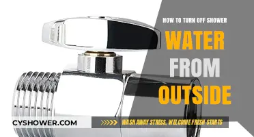 Quick Guide: Turning Off Shower Water from Outside Your Home