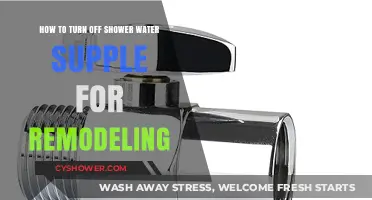 Easy Steps to Shut Off Shower Water Supply for Remodeling