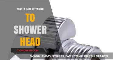 Quick Guide: Turning Off Water Supply to Your Shower Head