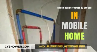 Quick Guide: Shutting Off Shower Water in Your Mobile Home