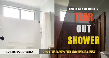 Step-by-Step Guide: Shutting Off Water for Shower Demolition