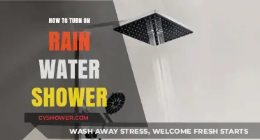 Easy Steps to Activate Your Rainwater Shower System at Home