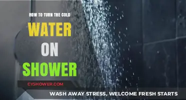 Mastering Your Shower: Simple Steps to Turn on Cold Water
