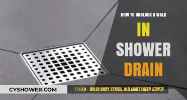 Quick Fixes to Unblock Your Walk-In Shower Drain Easily