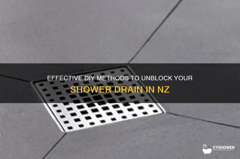 how to unblock shower drain nz