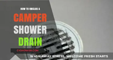 Quick Fixes: Unclogging Your Camper Shower Drain Like a Pro