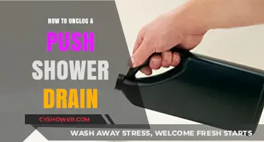 Quick Fixes: Unclogging Your Push Shower Drain in Simple Steps
