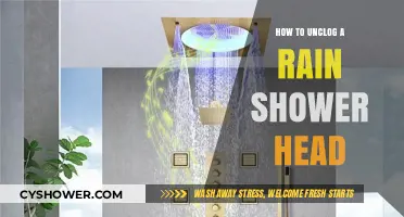 Easy DIY Guide: Unclogging Your Rain Shower Head in Minutes