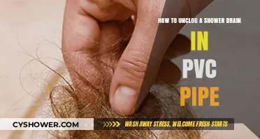 Quick DIY Guide: Unclogging Shower Drains in PVC Pipes Easily