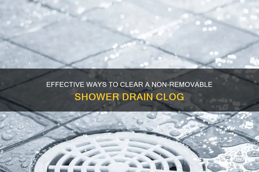 how to unclog a shower drain that doesn t unscrew