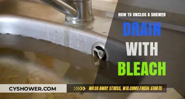 Effective Bleach Method to Unclog Your Shower Drain Easily