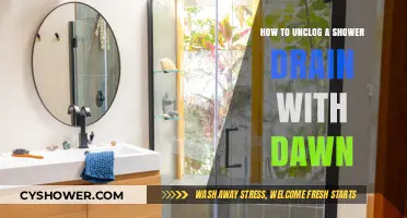 Unclog Your Shower Drain Easily with Dawn Dish Soap