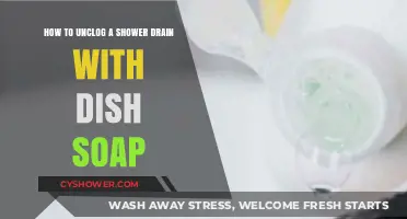 Unclog Your Shower Drain Easily with Dish Soap: A Quick Guide
