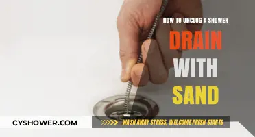 Unclog Your Shower Drain Easily with Sand: A Simple DIY Guide