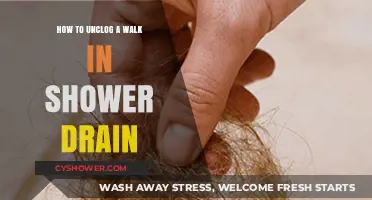 Quick Fixes: Unclogging Your Walk-In Shower Drain Effortlessly