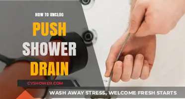 Quick Fixes: Unclogging Your Push Shower Drain Easily and Effectively