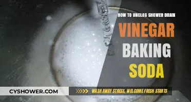 Unclog Your Shower Drain Naturally with Vinegar and Baking Soda