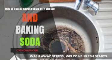 Unclog Your Shower Drain Naturally with Vinegar and Baking Soda
