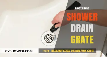 Easy Steps to Undo and Remove Your Shower Drain Grate
