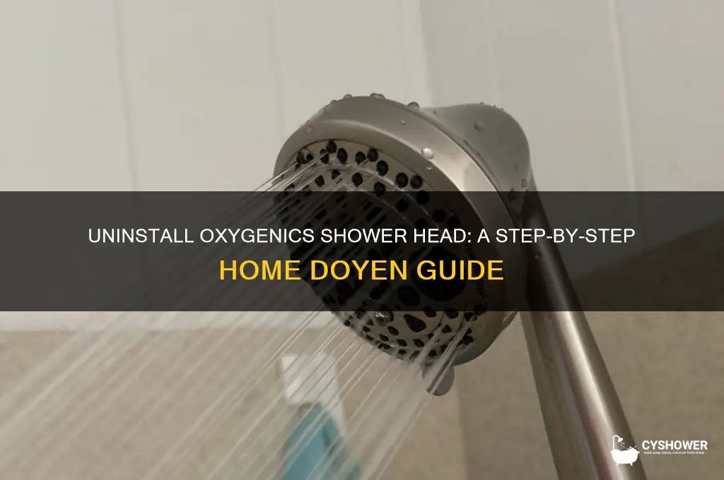how to uninstall oxygenics shower head home doyen