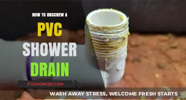 Unscrew PVC Shower Drain: Step-by-Step Guide for Easy Removal