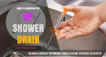Unscrew Pop-Up Shower Drain: Step-by-Step DIY Repair Guide