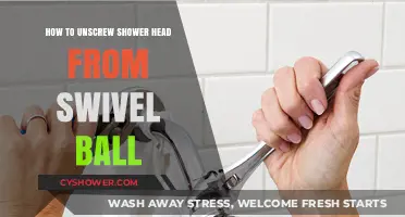 Unscrew Shower Head from Swivel Ball: Quick DIY Removal Guide