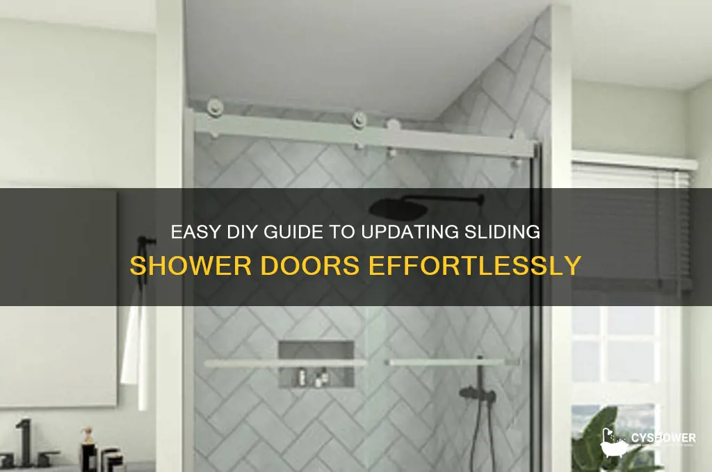 how to update sliding shower doors