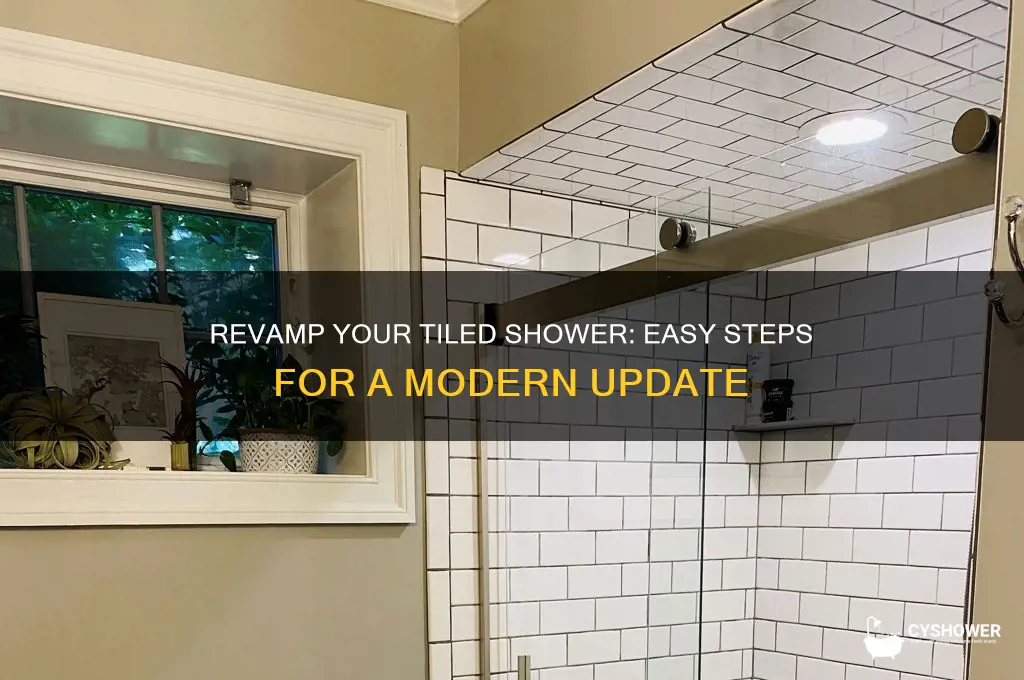 how to update tiled shower