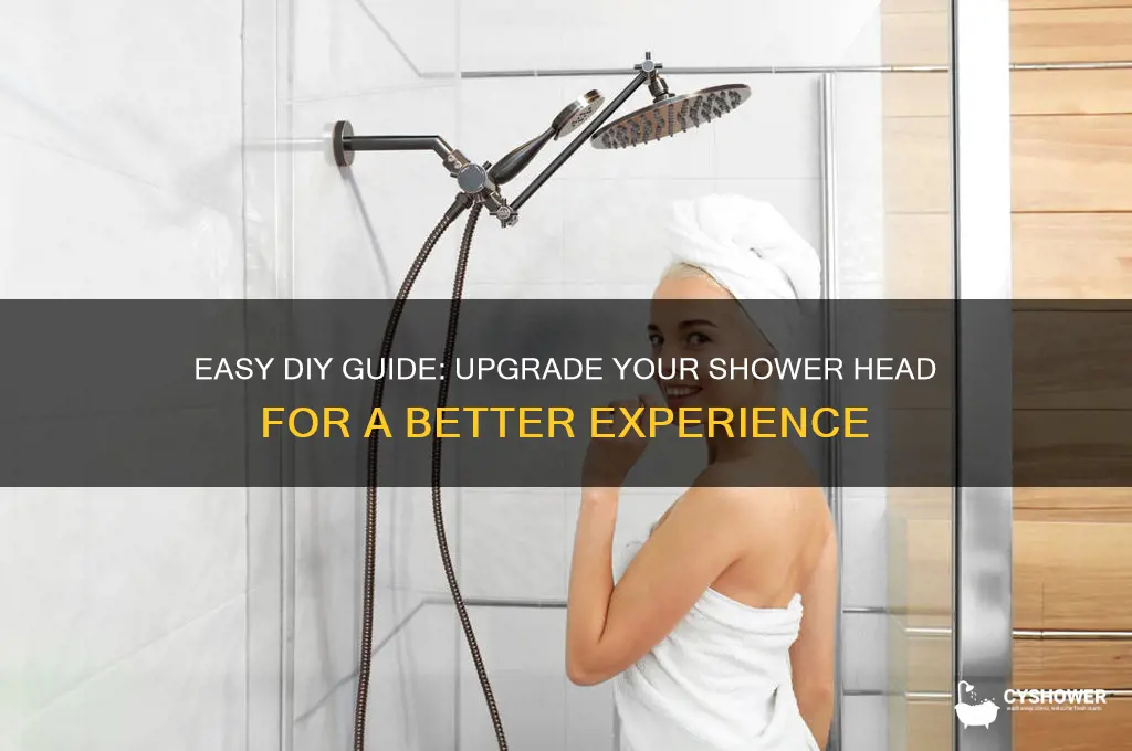 how to upgrade shower head