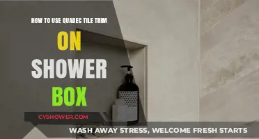 Mastering Quadec Tile Trim for a Sleek Shower Box Finish