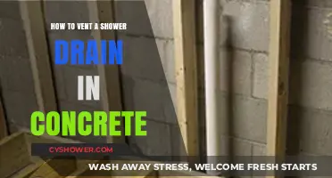 Venting a Shower Drain in Concrete: A Step-by-Step Guide