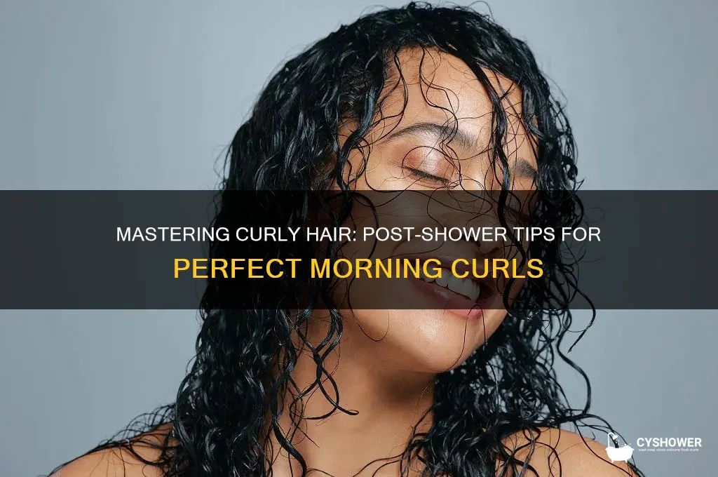 how to wake up with curly hair after shower