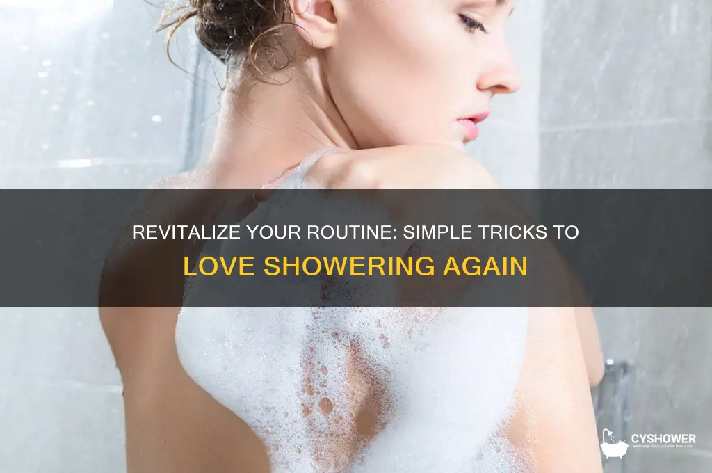 how to want to take a shower