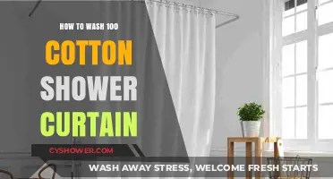 Easy Steps to Clean Your 100% Cotton Shower Curtain