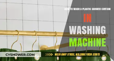 Easy Steps to Machine Wash Your Plastic Shower Curtain