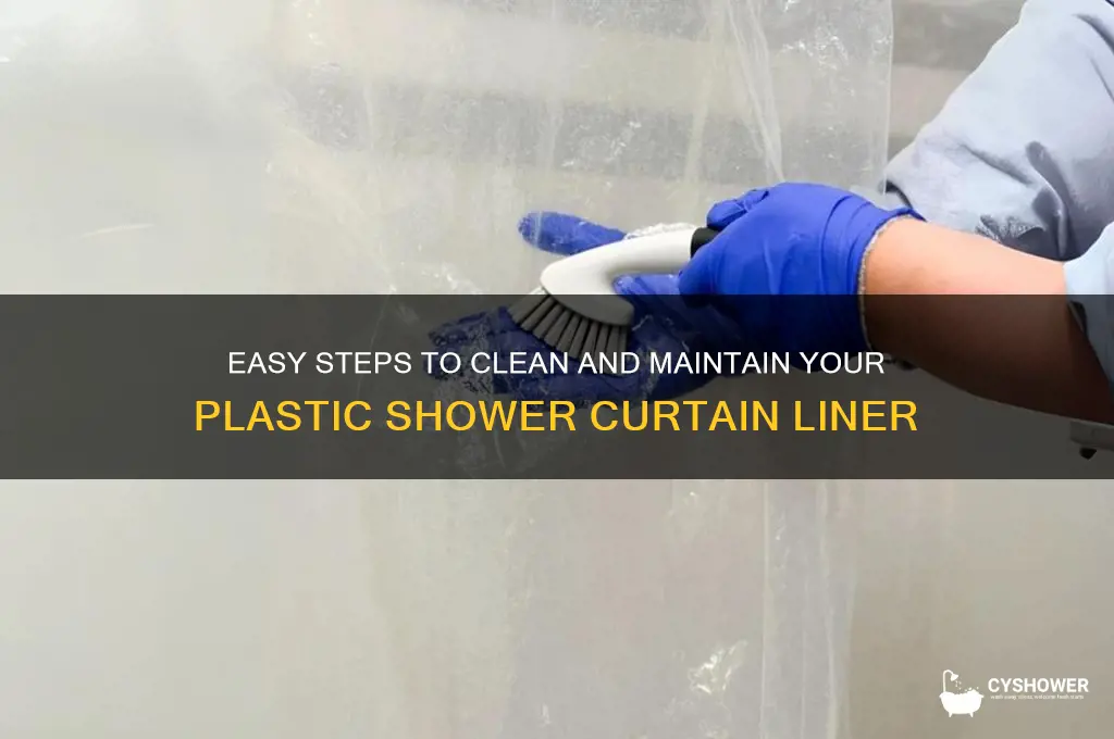 how to wash a shower curtain liner plastic